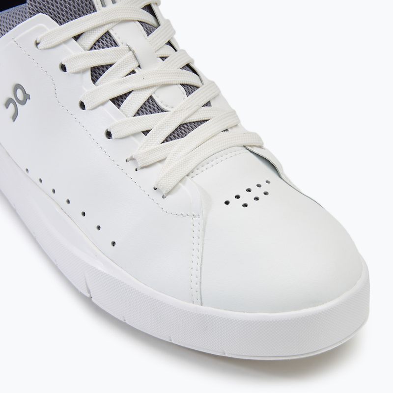 Men's On Running The Roger Advantage white/fossil shoes 7