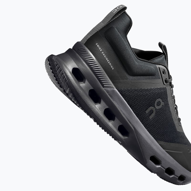 Women's training shoes On Cloudnova X black/eclipse 9