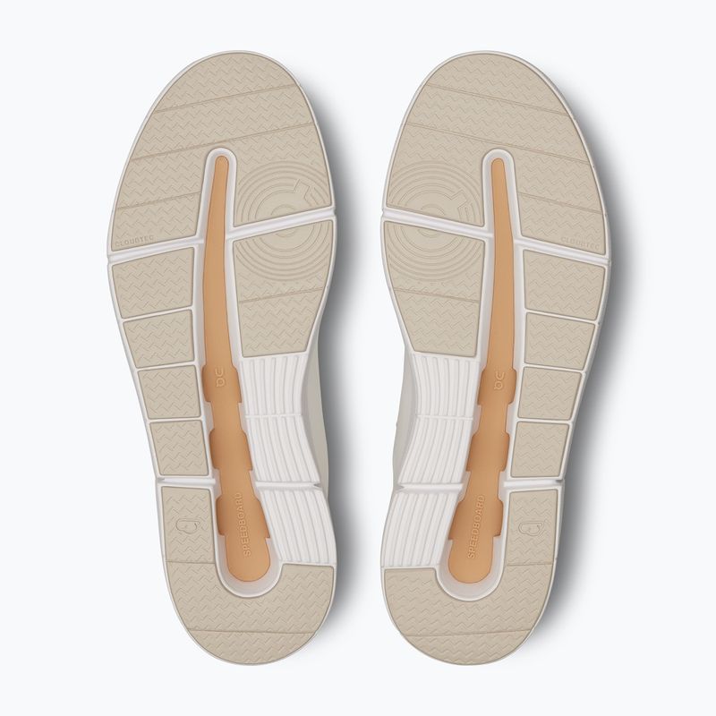 Women's On Running The Roger Advantage white/savannah shoes 5