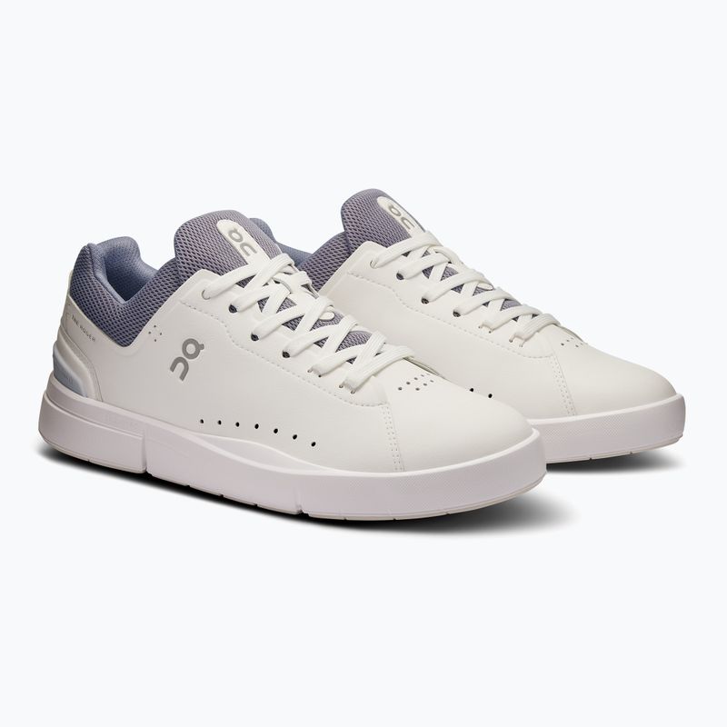 Women's On Running The Roger Advantage white/fossil shoes 8