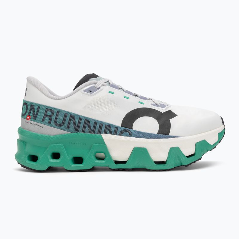 Men's On Cloudmonster Hyper white/mint running shoes 2