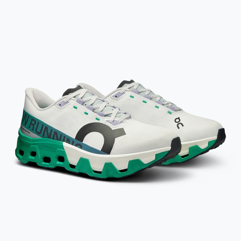 Men's On Running Cloudmonster Hyper white/mint running shoes 3