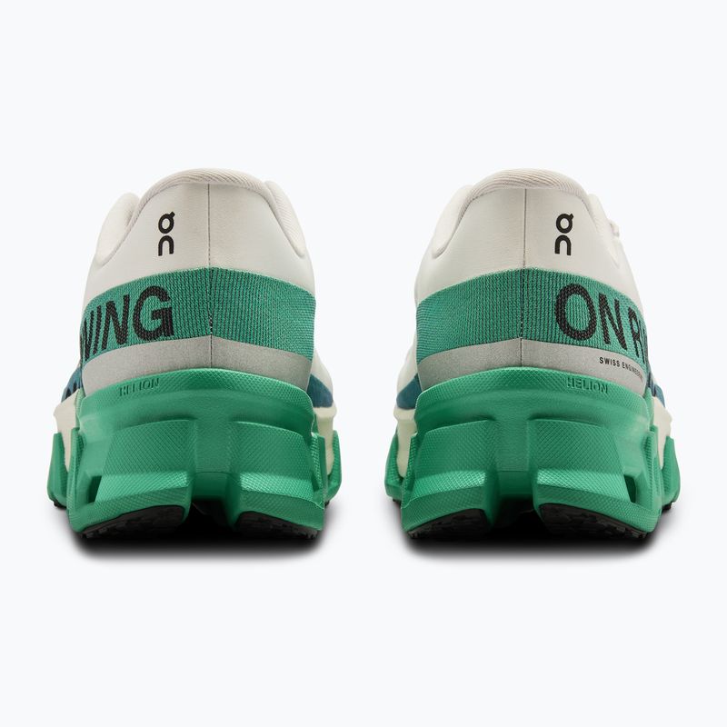 Men's On Running Cloudmonster Hyper white/mint running shoes 4