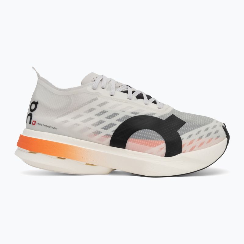 Women's On Cloudboom Strike white/black running shoes 2