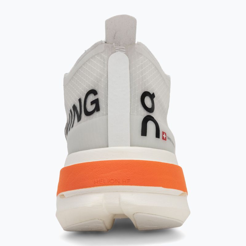 Women's On Cloudboom Strike white/black running shoes 6