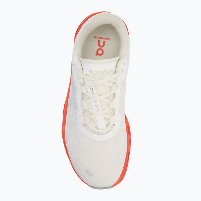 Women's running shoes On Running Cloudmonster white/flame 5