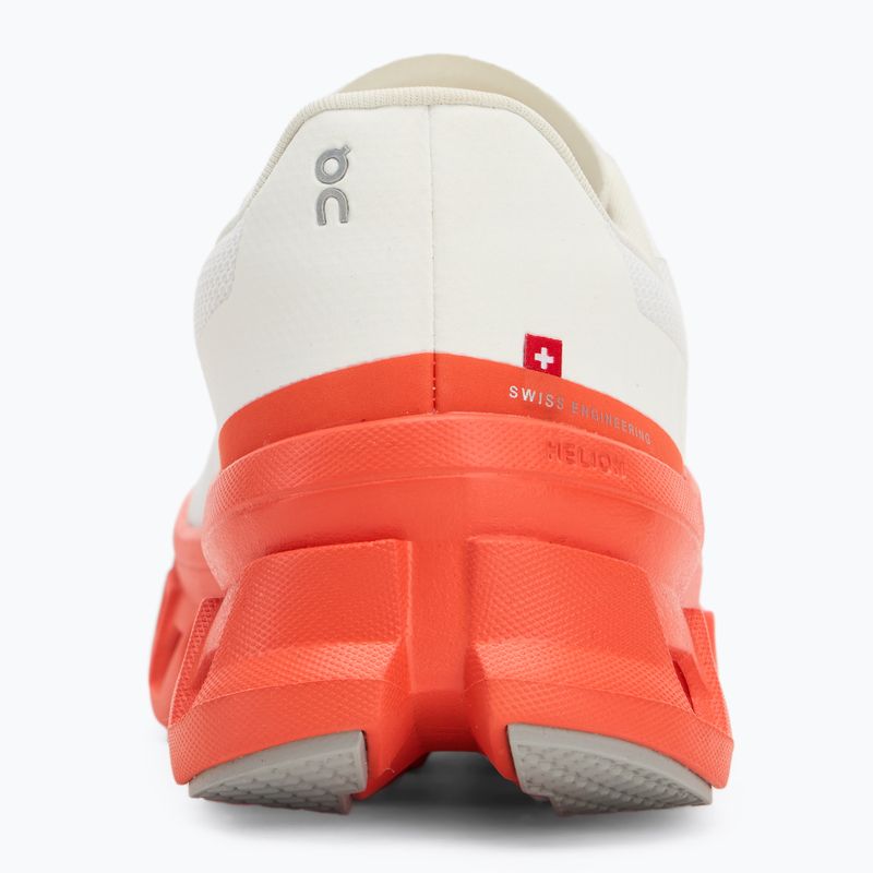 Women's running shoes On Running Cloudmonster white/flame 6