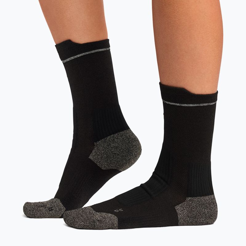 On Ultra black running socks 2