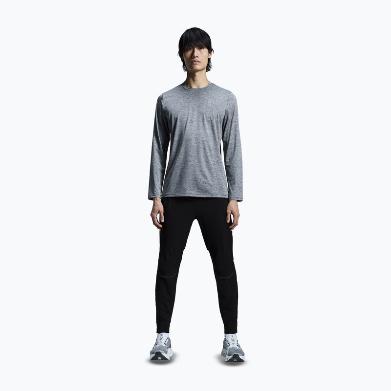 Men's On Running Core Long-T heather gray running longsleeve 2