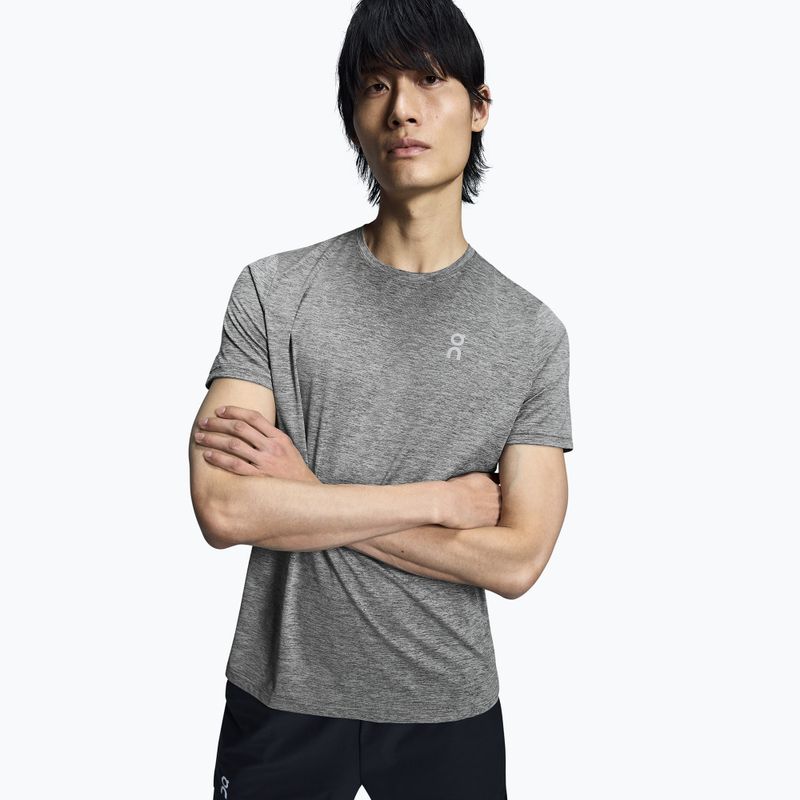 Men's On Core-T heather gray running shirt 4