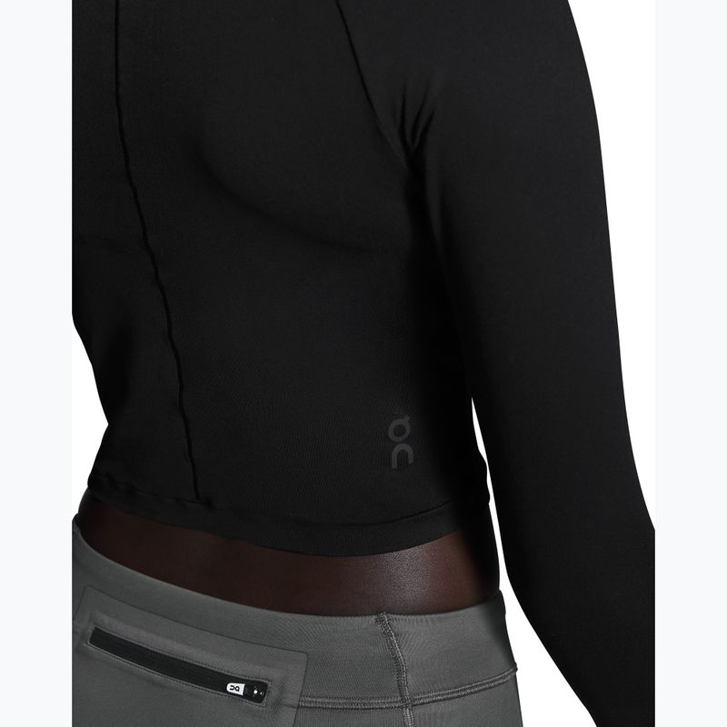 Women's running top On Movement Long-T Crop black 6