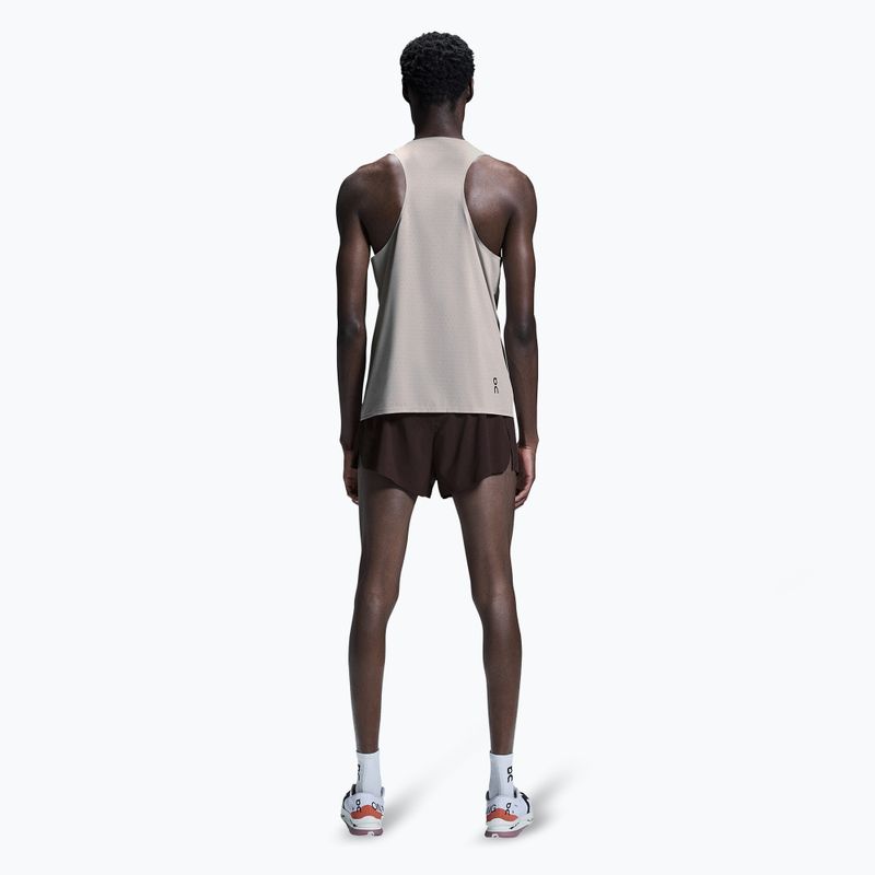 Men's running tank top On Race Singlet pearl 3