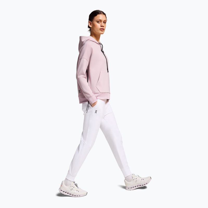 Women's training trousers On Sweat white 4