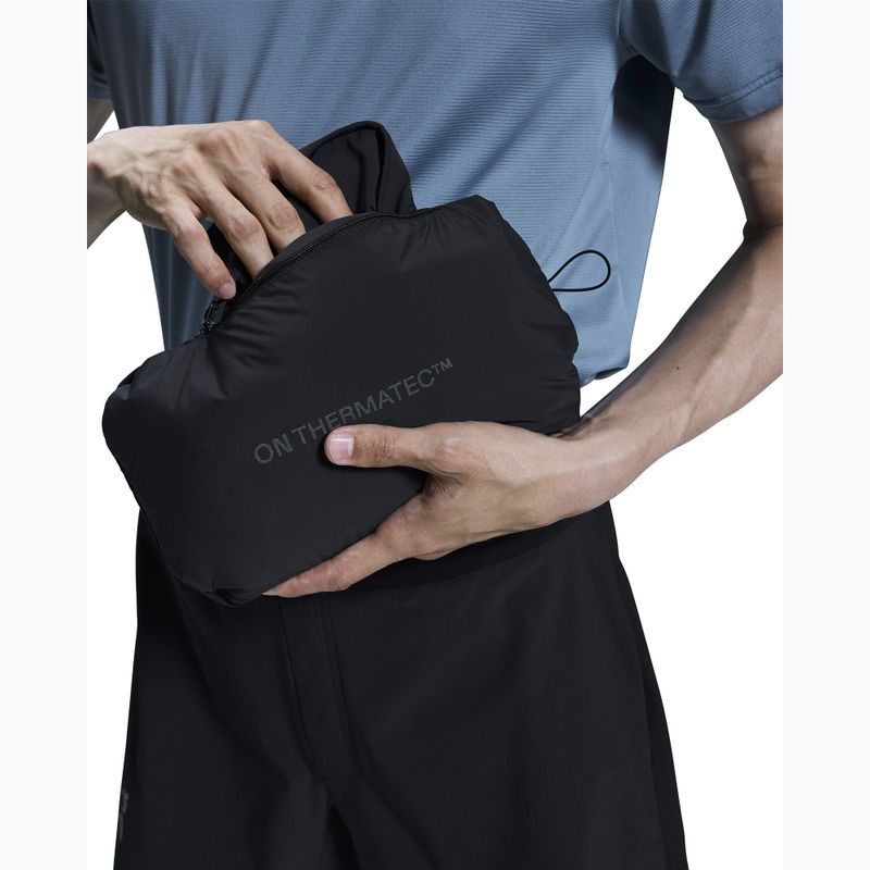 Men's running jacket On Weather Inulated black 8