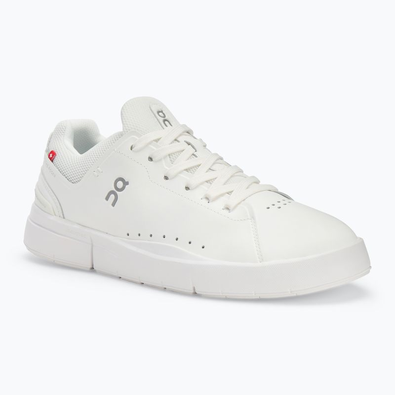 Men's On The Roger Advantage white shoes