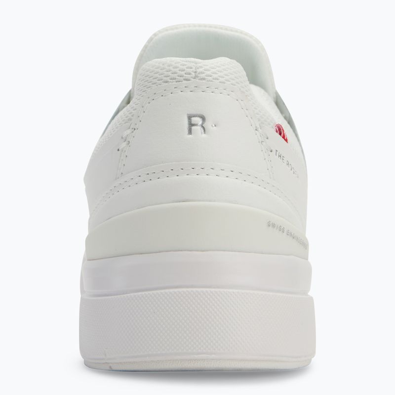 Men's On The Roger Advantage white shoes 6