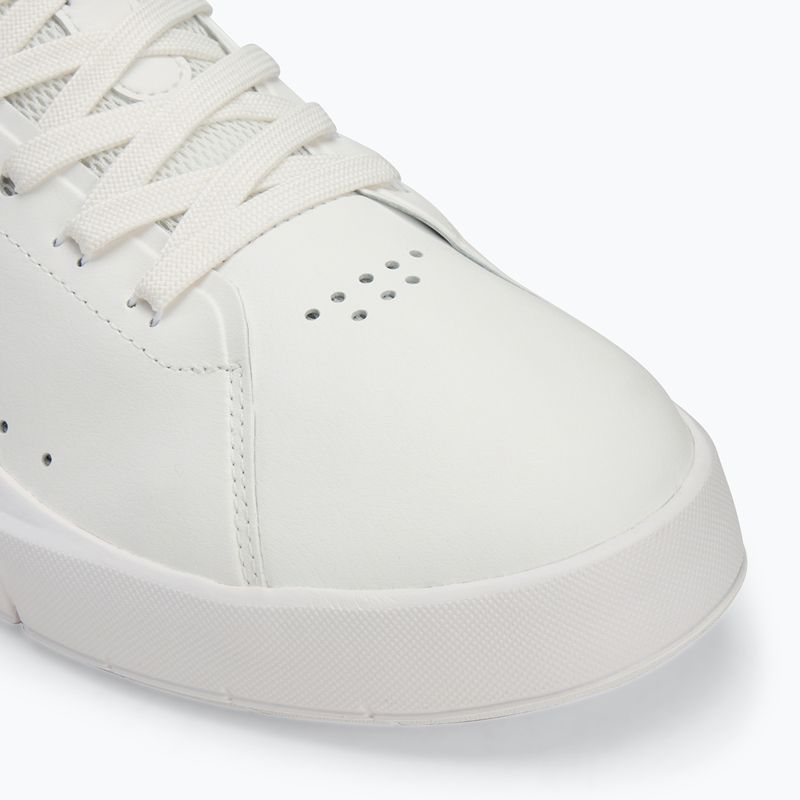 Men's On The Roger Advantage white shoes 7