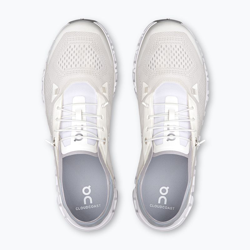 Men's On Running Cloud 6 Coast white/glacier shoes 4