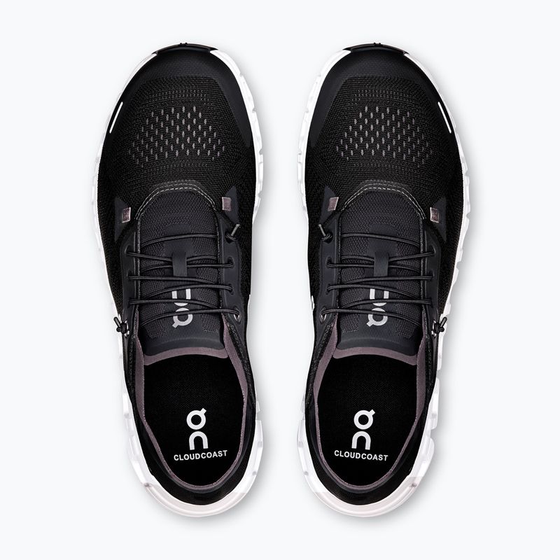 Men's On Running Cloud 6 Coast black/white shoes 4
