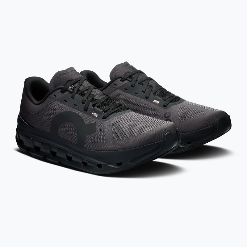 Men's On Running Cloudflow 5 black/black running shoes 3