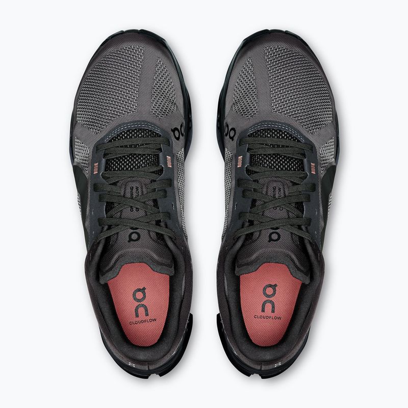 Men's On Running Cloudflow 5 black/black running shoes 4