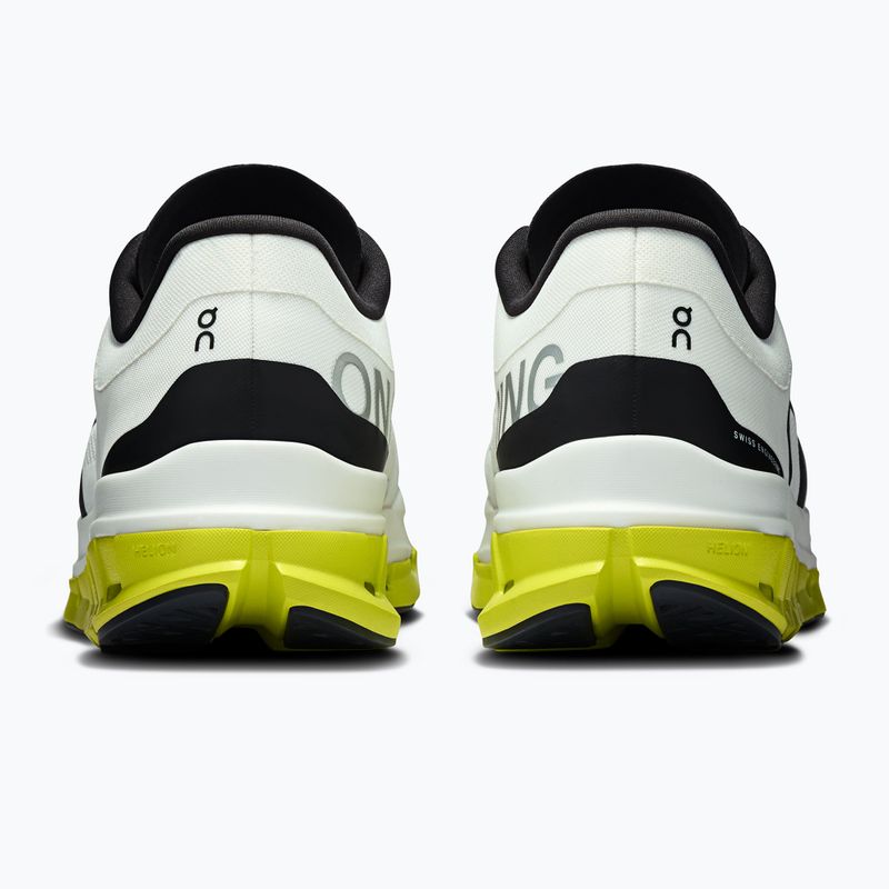 Men's On Cloudflow 5 white/lime running shoes 13