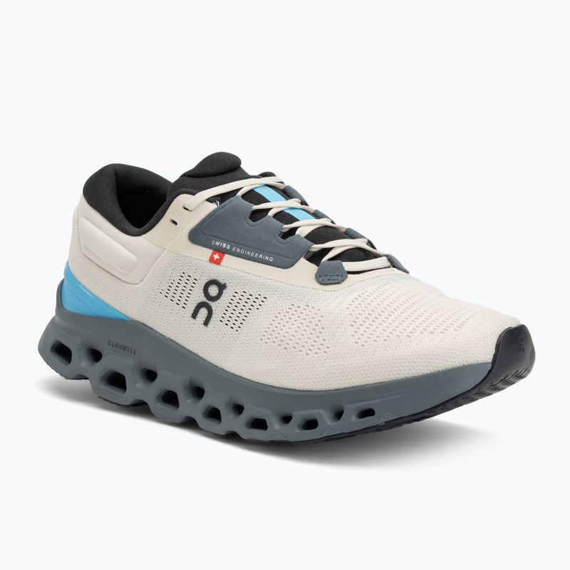 Men's On Running Cloudstratus 3 cream/horizon running shoes
