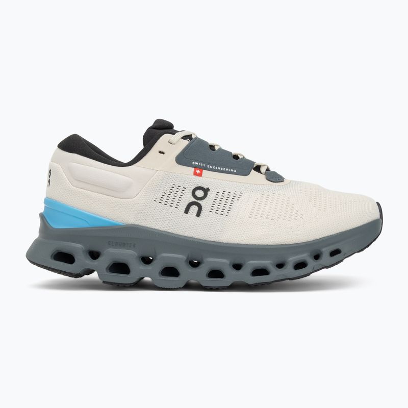 Men's On Running Cloudstratus 3 cream/horizon running shoes 2