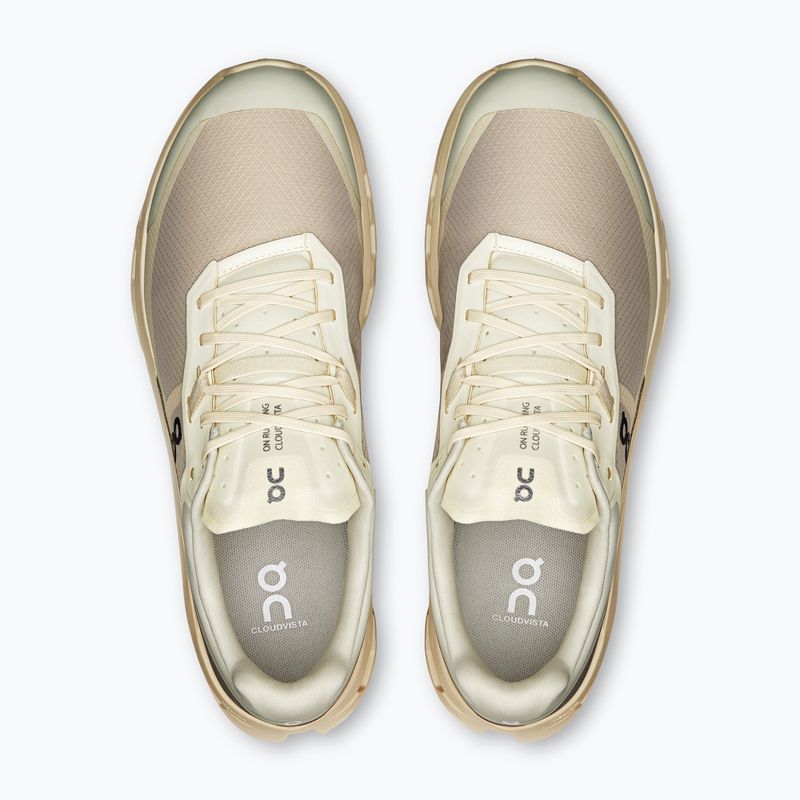 Men's On Running Cloudvista 2 cream/desert running shoes 4