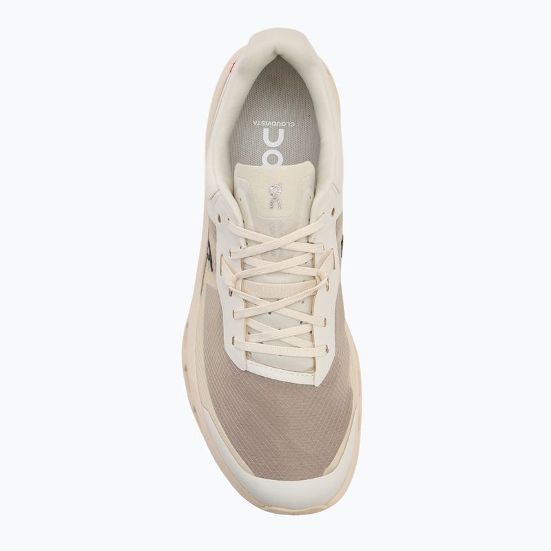 Men's On Cloudvista 2 cream/desert running shoes 5