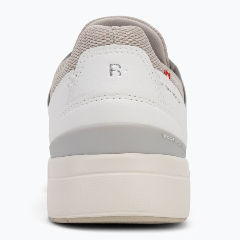Men's On The Roger Advantage white/sand shoes 6