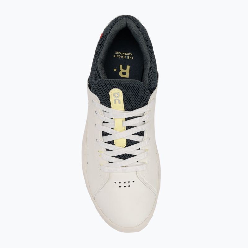 Men's On Running The Roger Advantage ivory/evergreen shoes 5