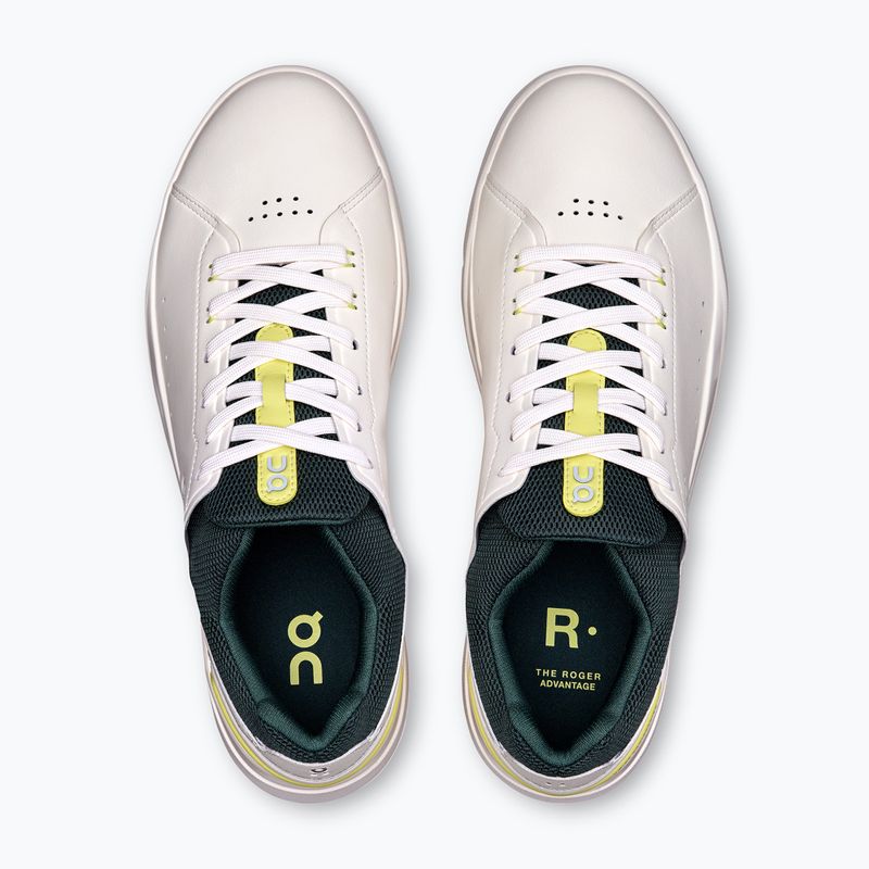 Men's On Running The Roger Advantage ivory/evergreen shoes 4