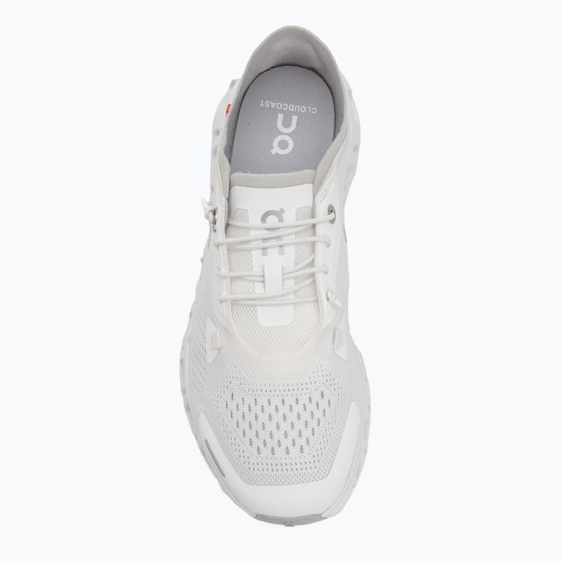 Women's On Cloud 6 Coast white/glacier shoes 5