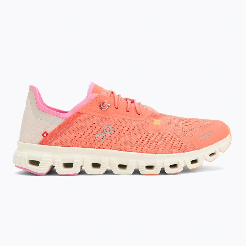 Women's On Running Cloud 6 Coast salmon/pearl shoes 2