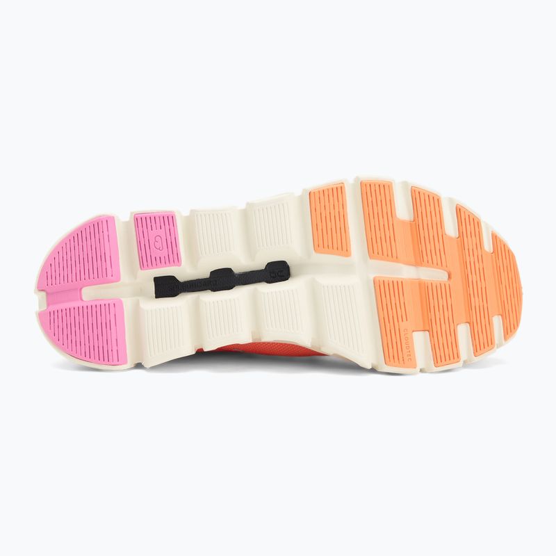 Women's On Running Cloud 6 Coast salmon/pearl shoes 4