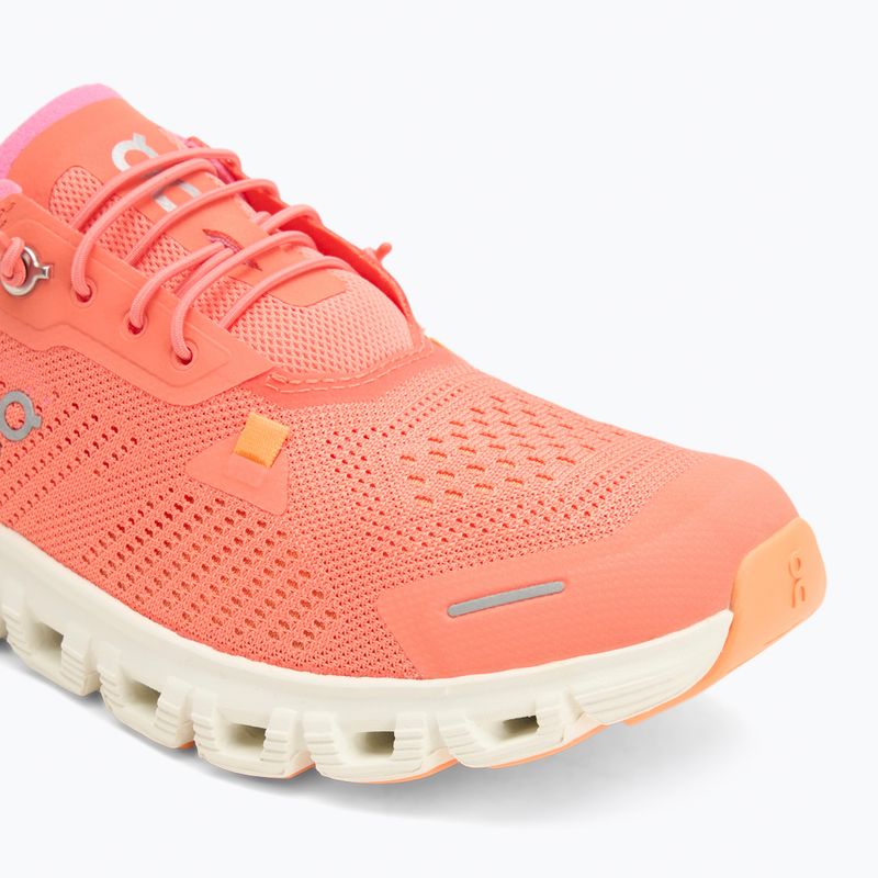 Women's On Running Cloud 6 Coast salmon/pearl shoes 7