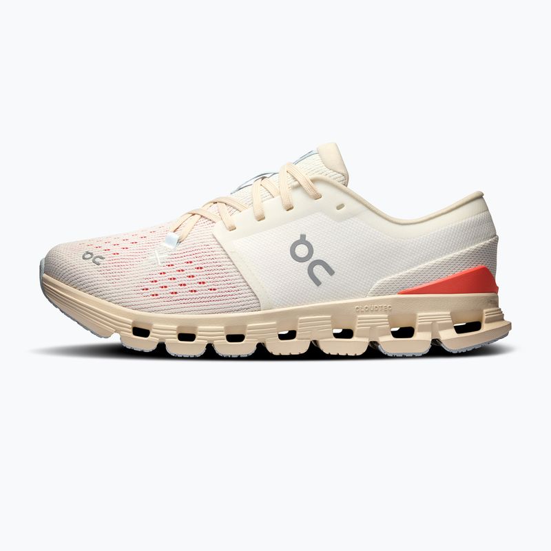 Women's running shoes On Running Cloud X 4 ivory/salmon 2