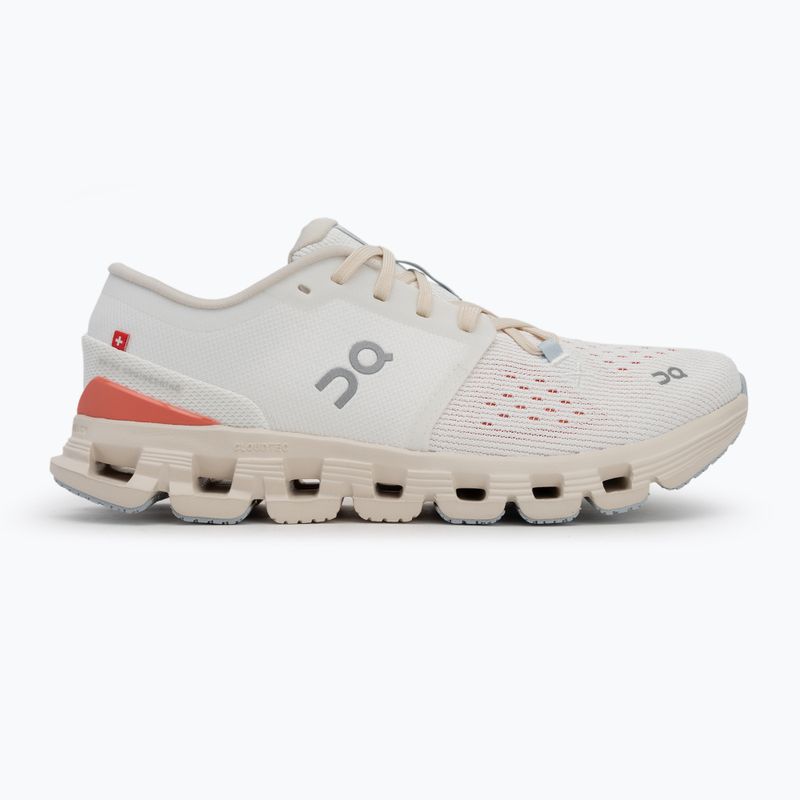 Women's running shoes On Running Cloud X 4 ivory/salmon 2