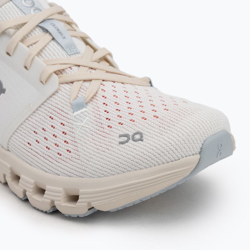 Women's running shoes On Running Cloud X 4 ivory/salmon 7