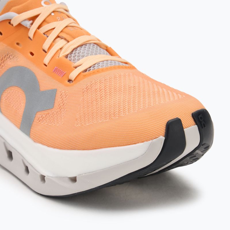 Women's On Cloudflow 5 tangerine/silver running shoes 7