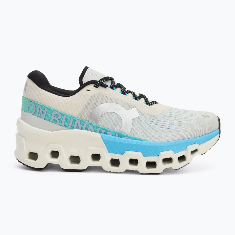 Women's running shoes On Cloudmonster 2 cream/horizon 2