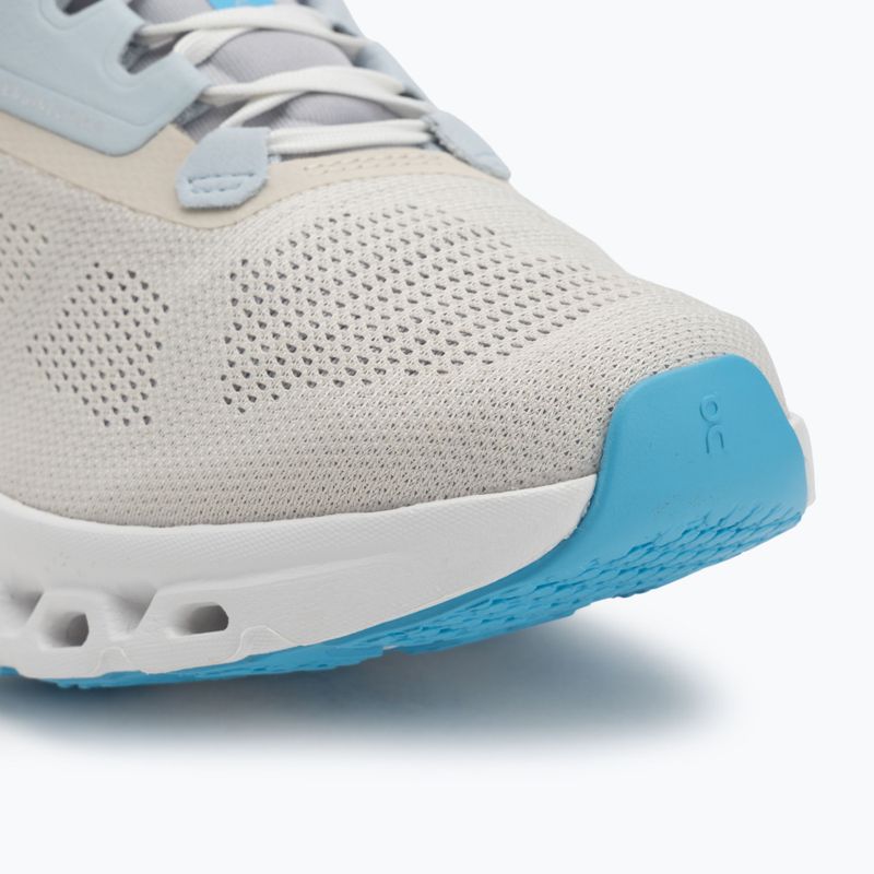 Women's On Running Cloudstratus 3 cream/arctic running shoes 7