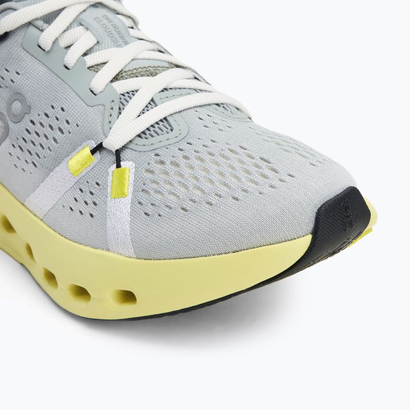 Women's running shoes On Cloudsurfer 2 glacier/limelight 7