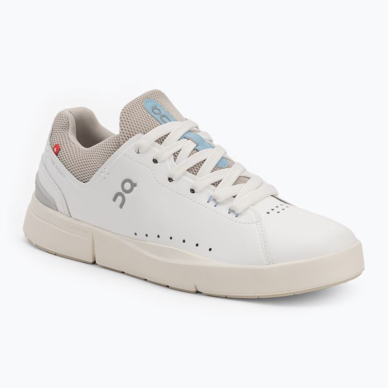 Women's On Running The Roger Advantage white/sand shoes