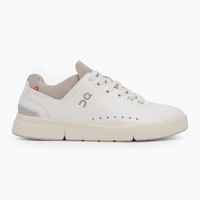 Women's On The Roger Advantage white/sand shoes 2