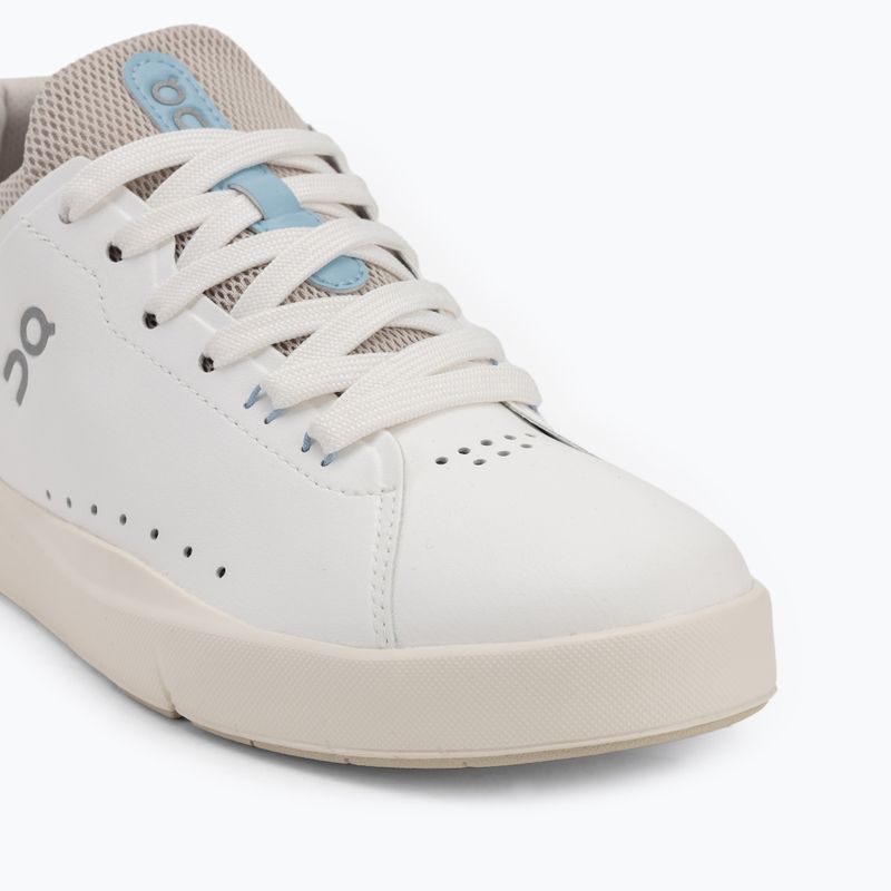 Women's On Running The Roger Advantage white/sand shoes 7