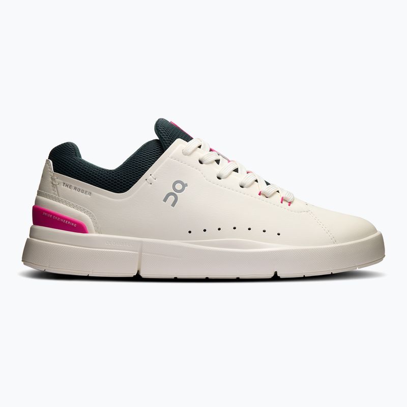 Women's On Running The Roger Advantage ivory/pink shoes