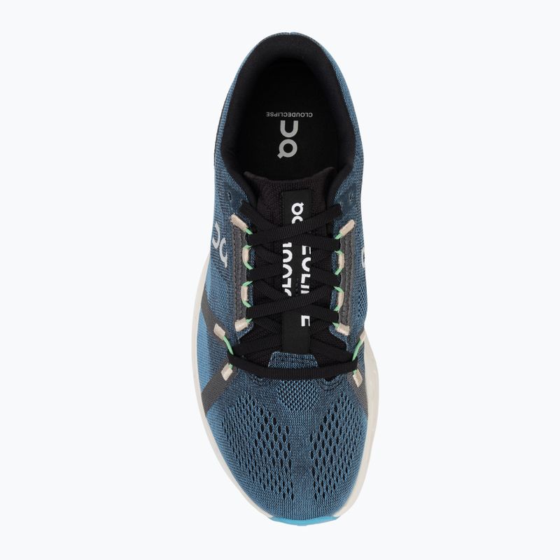 Men's On Running Cloudeclipse niagara/ivory running shoes 5