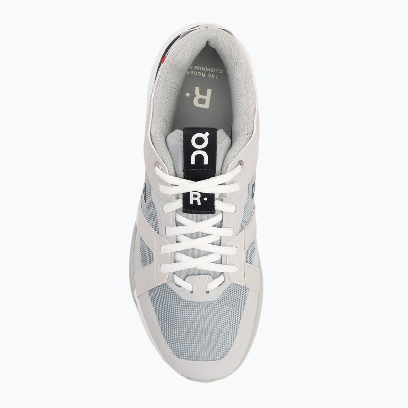 Men's On The Roger Clubhouse Pro silver/glacier shoes 5